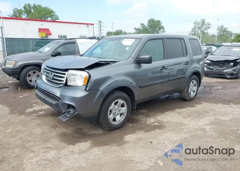 2013 Honda Pilot Lx z USA, uszkodzony, nr VIN 5FNYF4H21DB069690